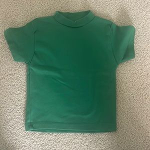 Green shirt